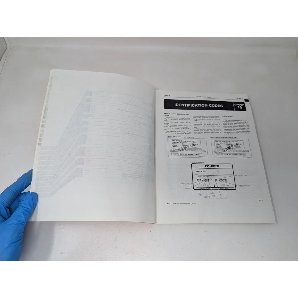 1981 Ford‎ Courier Truck Shop Service Repair Manual OEM